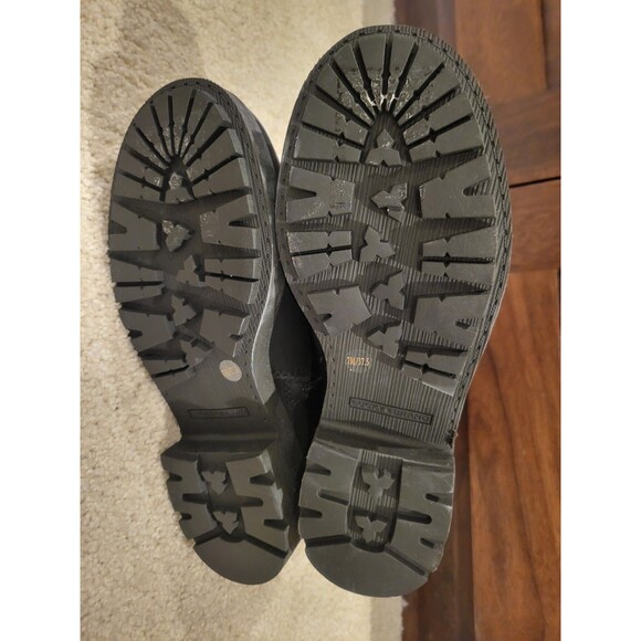 NWOB Lucky Brand  Candre BOOTS Moto  Buckle black Women's 7 EU 37.5 MSRP $169 - Picture 6 of 10